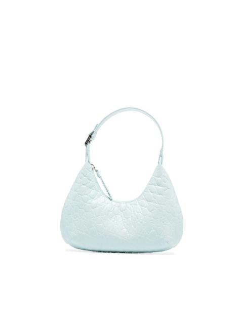 BY FAR baby Amber crocodile-pattern bag