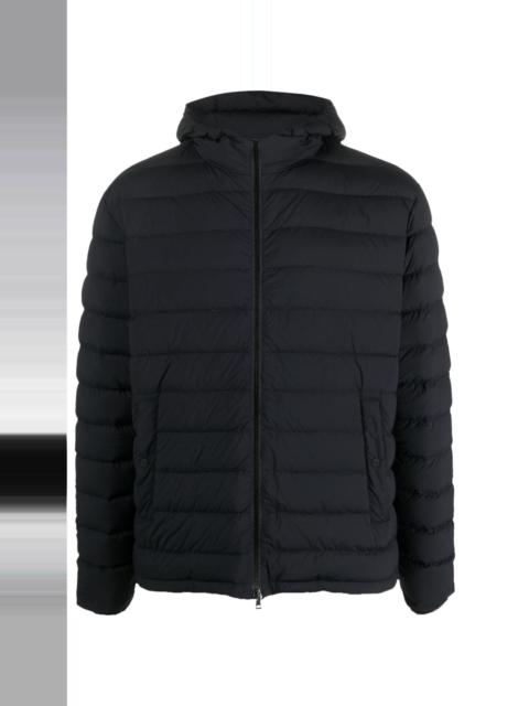 padded-design hooded jacket