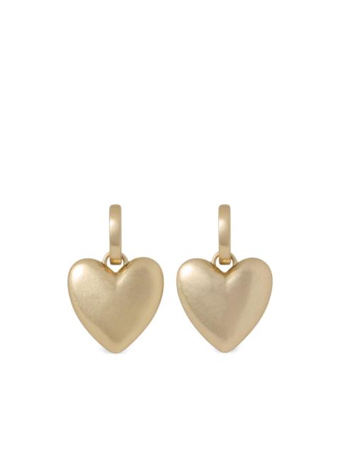ROXANNE ASSOULIN Token Heart drop-design earrings