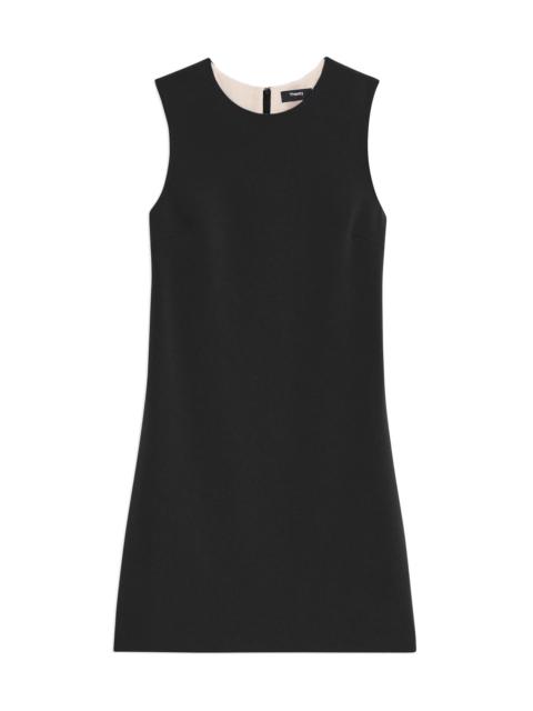 Theory Women's Crepe Shift Minidress - Black