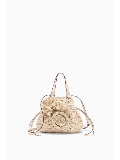 ULLA JOHNSON Gio Floral Raffia Crossbody
