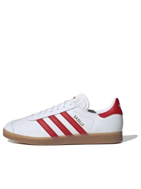adidas adidas Gazelle Leather 'White Red Gum' IH0377