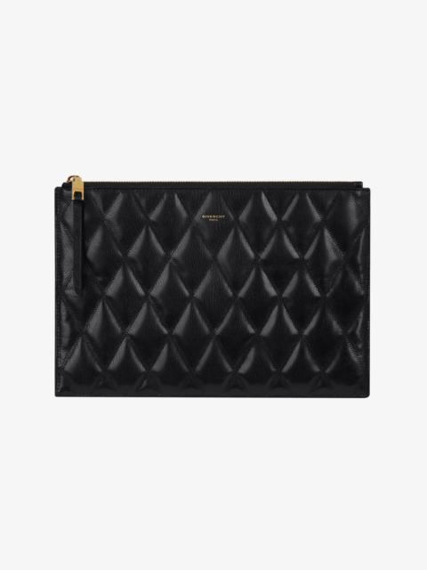 Givenchy Pouch in diamond quilted leather