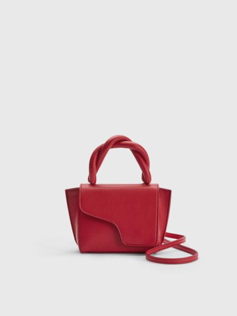 ATP ATELIER Montalbano Melograno Grained Leather Mini handbag
