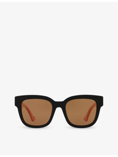 GUCCI GG0998S square-frame acetate sunglasses