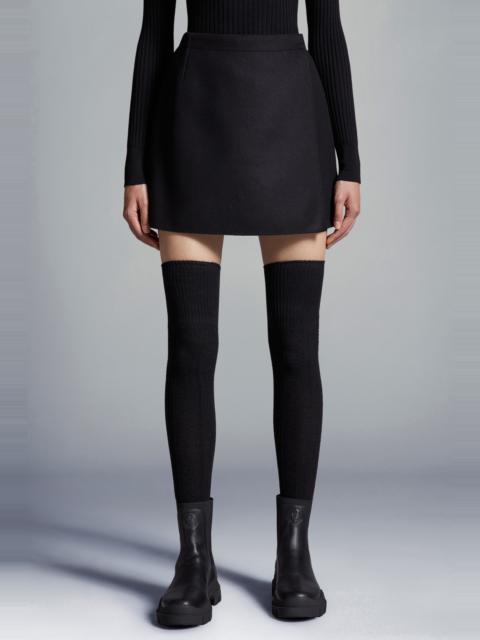Moncler Wool Mini Skirt