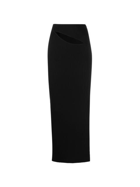 CHRISTOPHER ESBER high-waisted slit-detail skirt