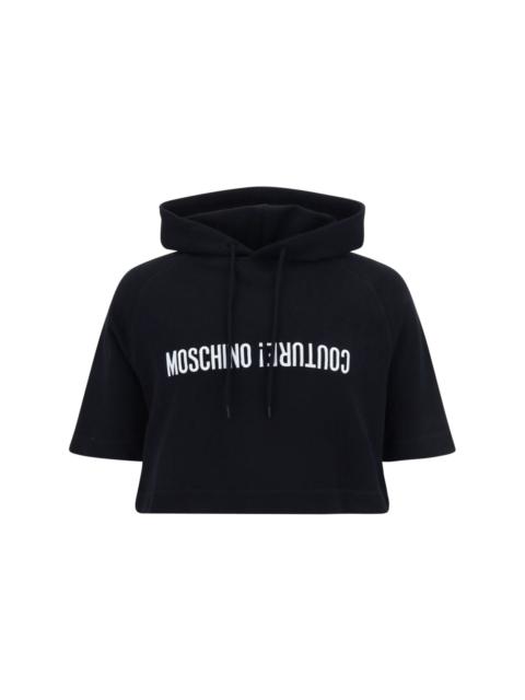 logo-print hoodie