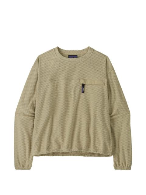 Patagonia fleece-textured chest-pocket sweater