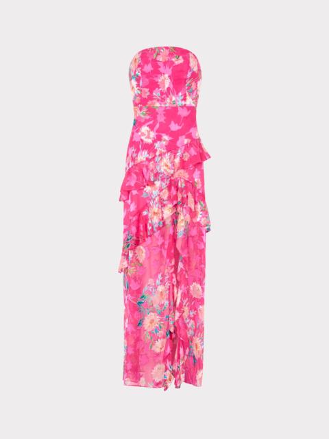 MILLY Raelynn Burnout Maxi Dress