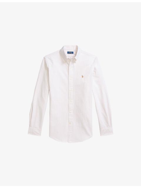 Polo Ralph Lauren Custom-Fit Striped Cotton Oxford Shirt