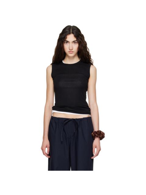 FLORE FLORE Black Esmé LW Tank Top