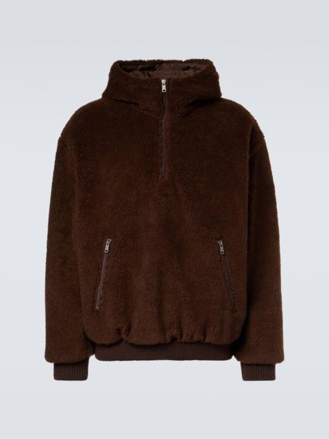 Prada Wool-blend teddy jacket