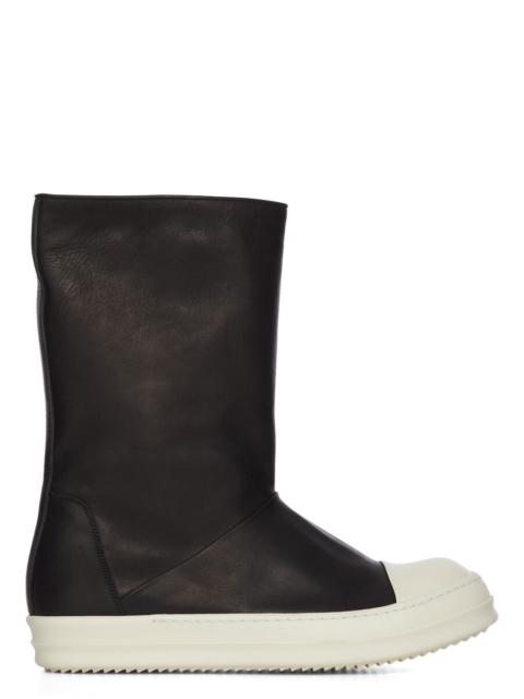 Rick Owens Black Tower Sneakwader Boots