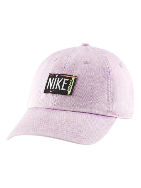 Nike (WMNS) Nike Sportswear Heritage 86 Washed Cap 'Purple' DH2058-597