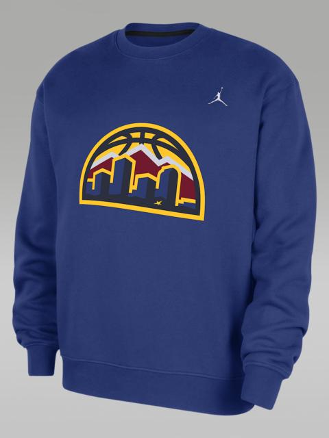 Jordan Denver Nuggets Statement Essentials Men's Jordan NBA Fleece Crew-Neck Sweatshirt