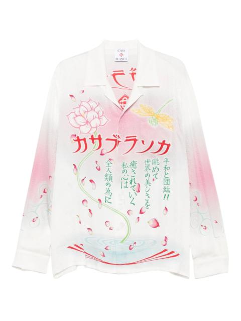 CASABLANCA Casablanca Lotus-print Shirt