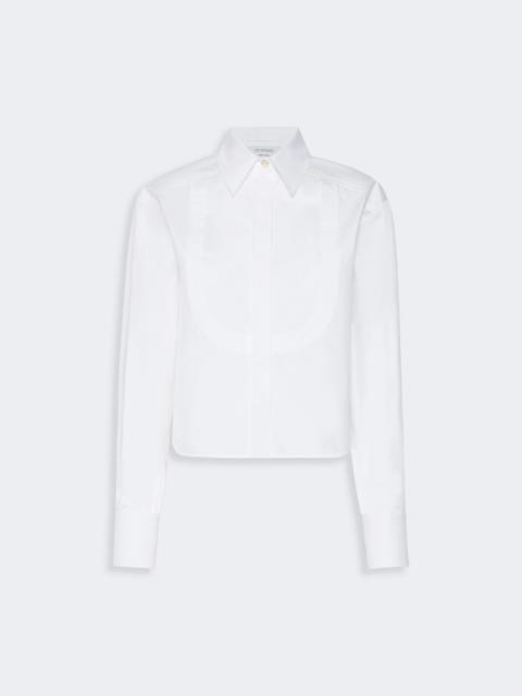 Sportmax VIRGOLA Cotton poplin boxy shirt - OPTICAL WHITE