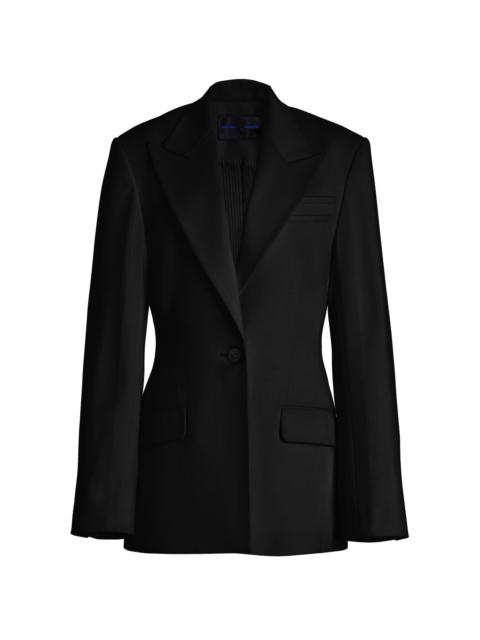 Keny Wool Gabardine Coat black