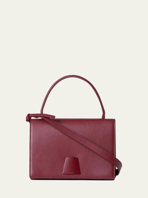 AKRIS Alice Small Leather Top-Handle Bag