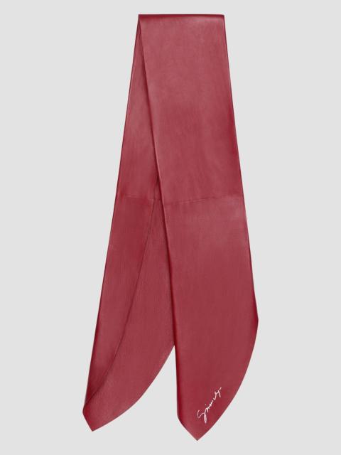 Givenchy Women's Scarf in Leather - Red Cherry