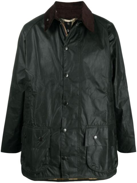 Barbour single-breasted button-fastening coat