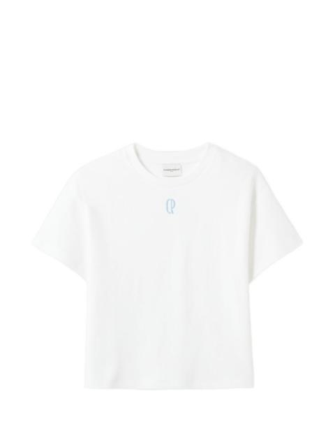 Claudie Pierlot round-neck embroidered T-shirt