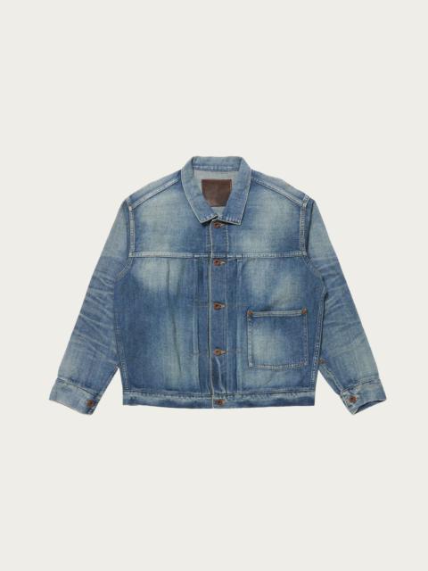 TAIGA TAKAHASHI Lot. 703 Denim Jacket C. 1920's - Damaged Indigo
