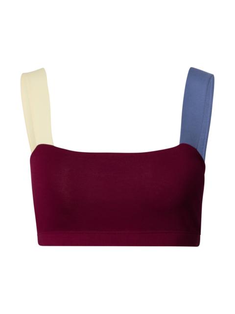 HANRO Arthur Arbesser X Hanro Color-Block Cotton Crop Top