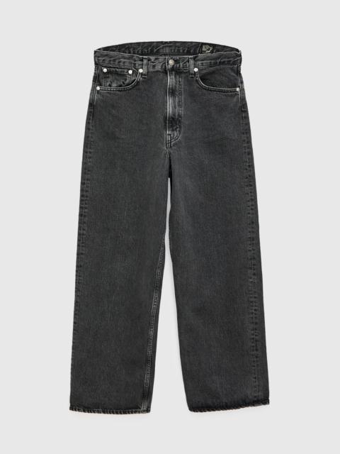 orSlow 100 "Black Stone Wash" 13oz Denim - Super Dad Wide Fit
