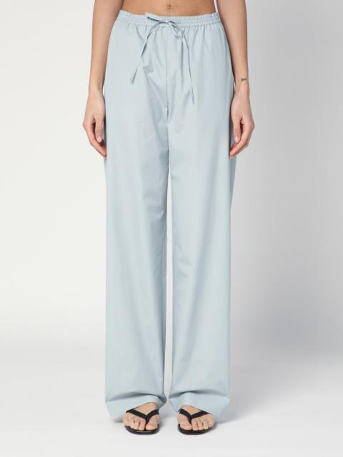 Loulou de Saison Light blue trousers in cotton