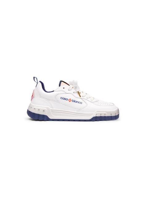 Mens The Court White & Navy Sneaker