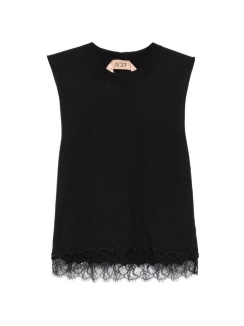 N°21 lace knitted top