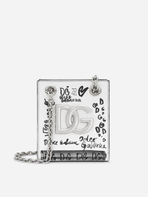 Dolce & Gabbana Small 3.5 shoulder bag in logo-print calfskin