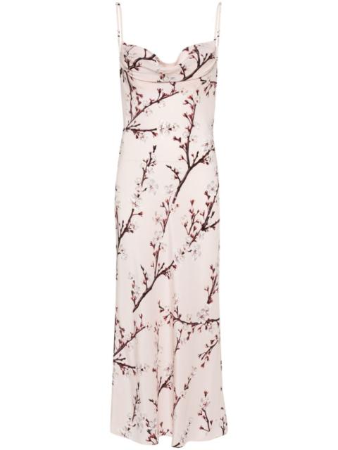 Alexander McQueen Blossom midi dress