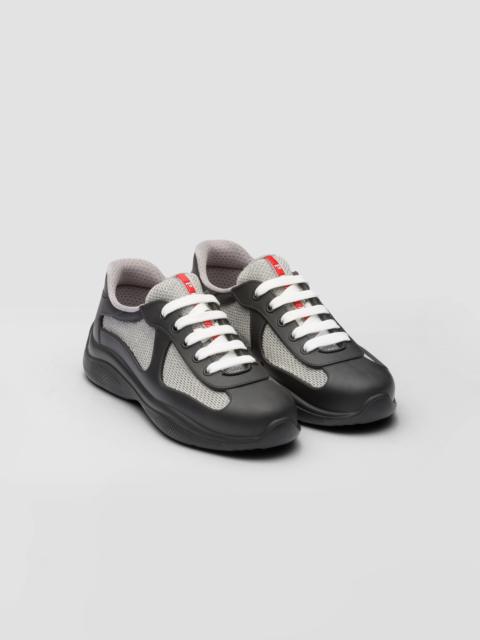 Prada America's Cup Soft rubber and bike fabric sneakers