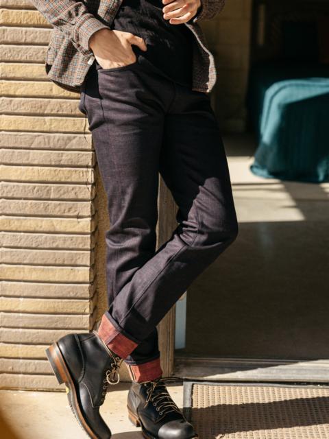 HIROSHI KATO The Pen Slim etched - Bordeaux Raw 13oz Selvedge