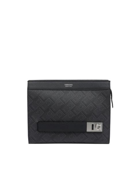 FERRAGAMO logo-detail messenger bag