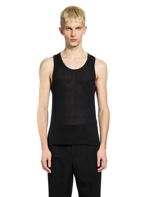 Semi-sheer Cotton Tank Top