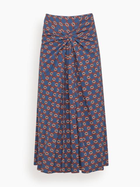 Dries Van Noten Smila Skirt in Blue