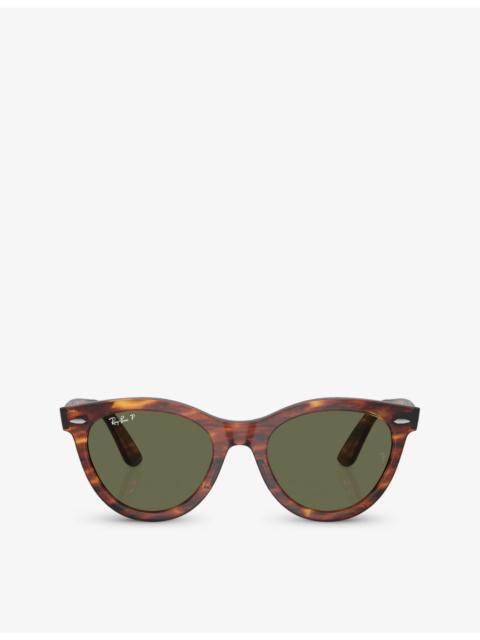 Ray-Ban RB2241 Wayfarer Way round-frame propionate sunglasses