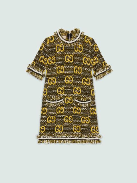 Wool mohair GG dress