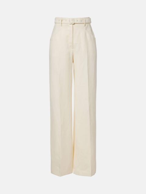 GABRIELA HEARST Norman linen straight pants