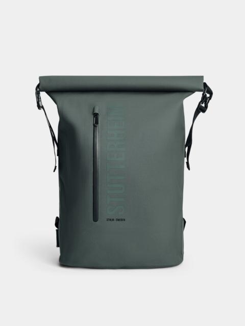 Stutterheim Rain Rolltop 25L Backpack Green