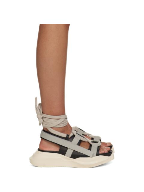 Rick Owens Black & Off-White Geth Sandals