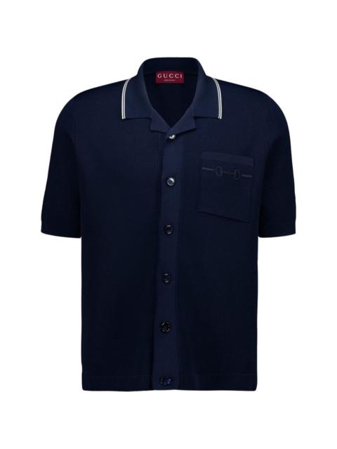 GUCCI pocket polo shirt