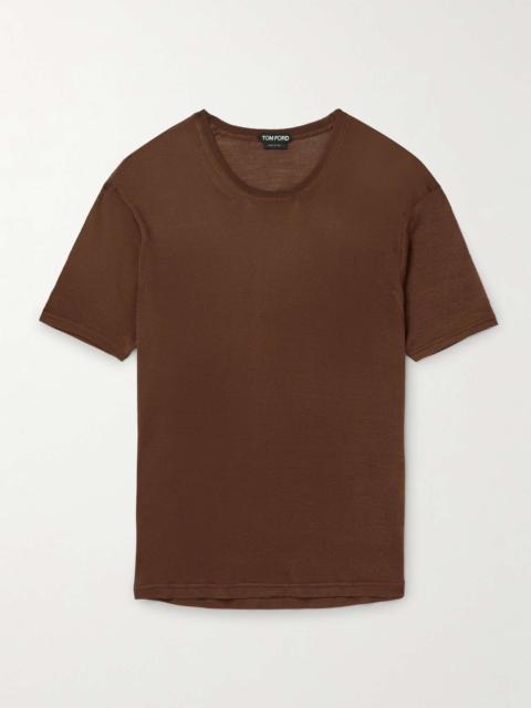 Silk-Blend T-Shirt