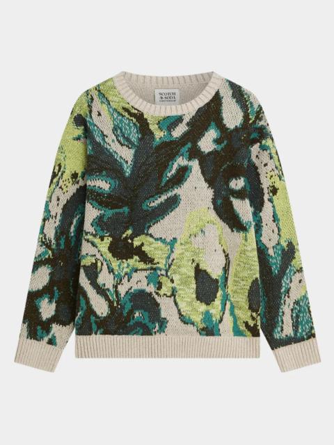 SCOTCH & SODA Men's Watercolor Cotton-Blend Sweater