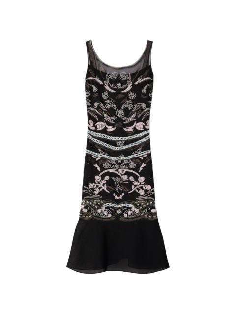 TORY BURCH embellished mesh dress