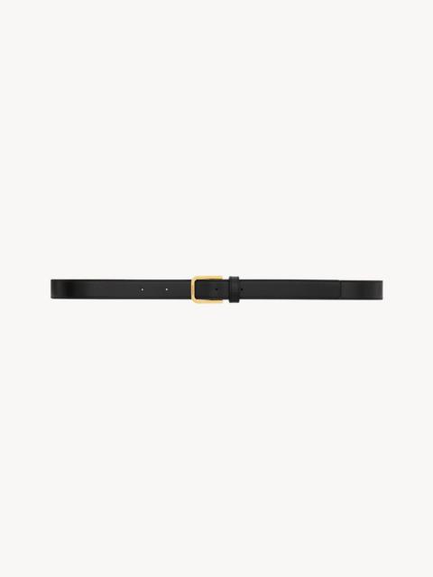 SAINT LAURENT MINIMAL BELT IN SMOOTH LEATHER